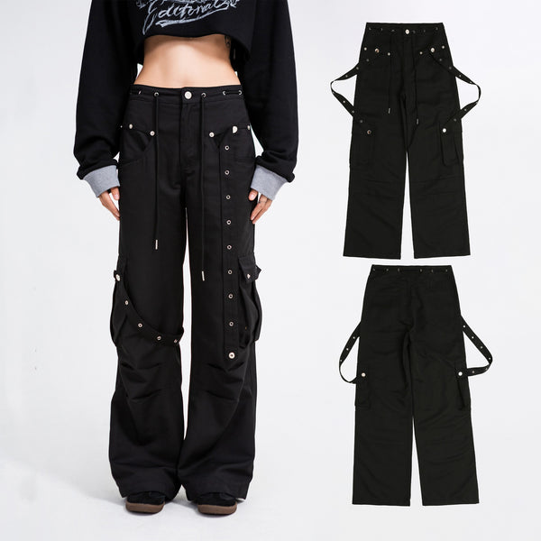 New Autumn Fashion Brand Loose Casual Overalls Straight Women