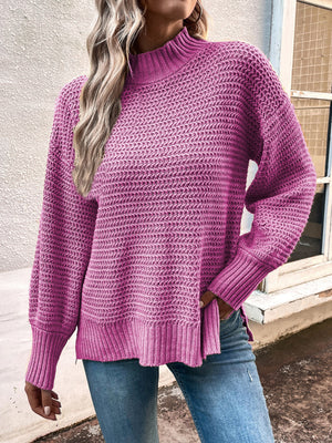 Autumn And Winter New Style Lantern Sleeve Pullover Sweater Women