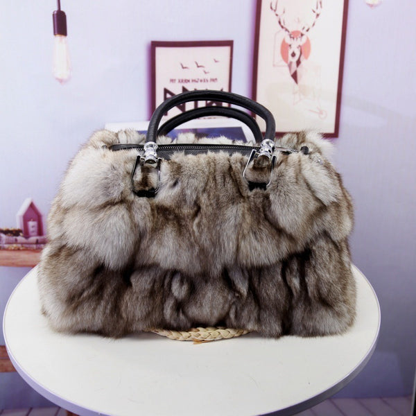 Valentina Fox Fur Luxe Tote