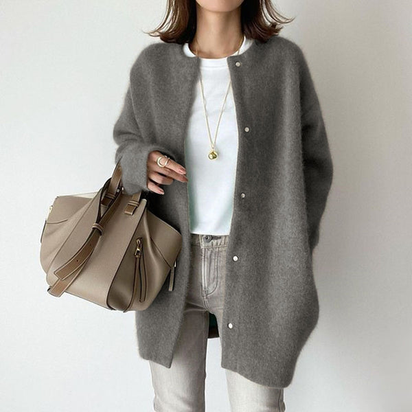 Evelyn Single-Breasted Knit Cardigan