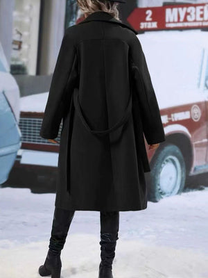 Arabella Double-Breasted Belted Trench