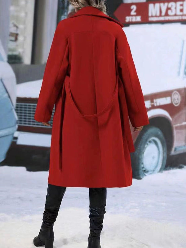 Arabella Double-Breasted Belted Trench