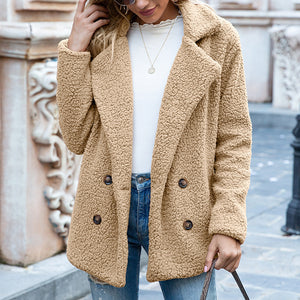 Clara Fluffy Lapel Cardigan
