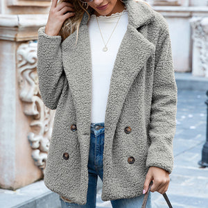 Clara Fluffy Lapel Cardigan