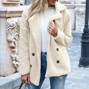 Clara Fluffy Lapel Cardigan