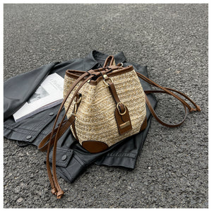 Esme Coastal Weave Messenger Bag
