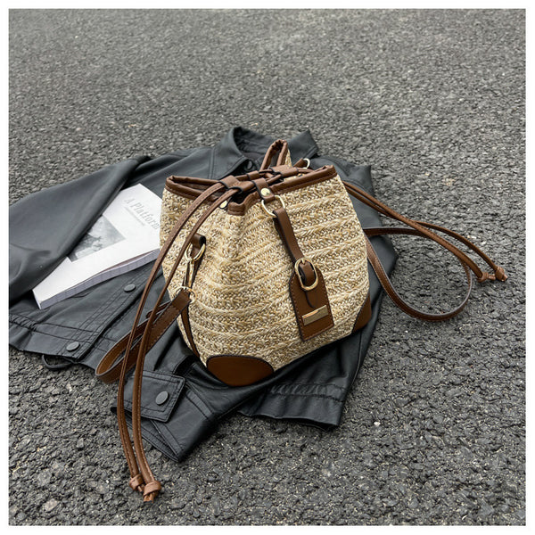 Esme Coastal Weave Messenger Bag