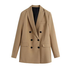 Luxe Double-Breasted Blazer & Drape Suit