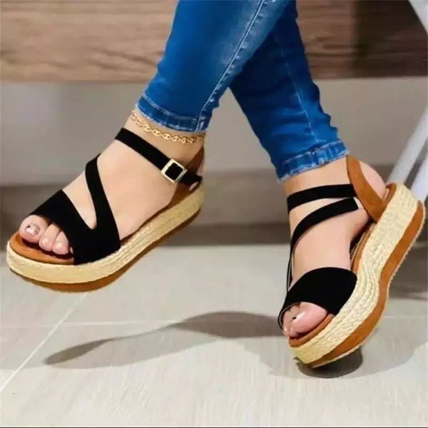 Vivienne Hollow Luxe Platform Sandals