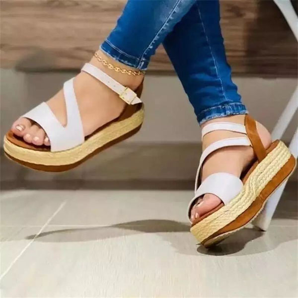 Vivienne Hollow Luxe Platform Sandals