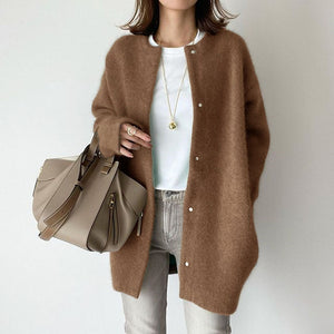 Evelyn Single-Breasted Knit Cardigan