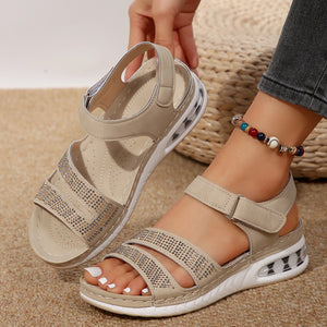 Isolde Rhinestone Coastal Wedges