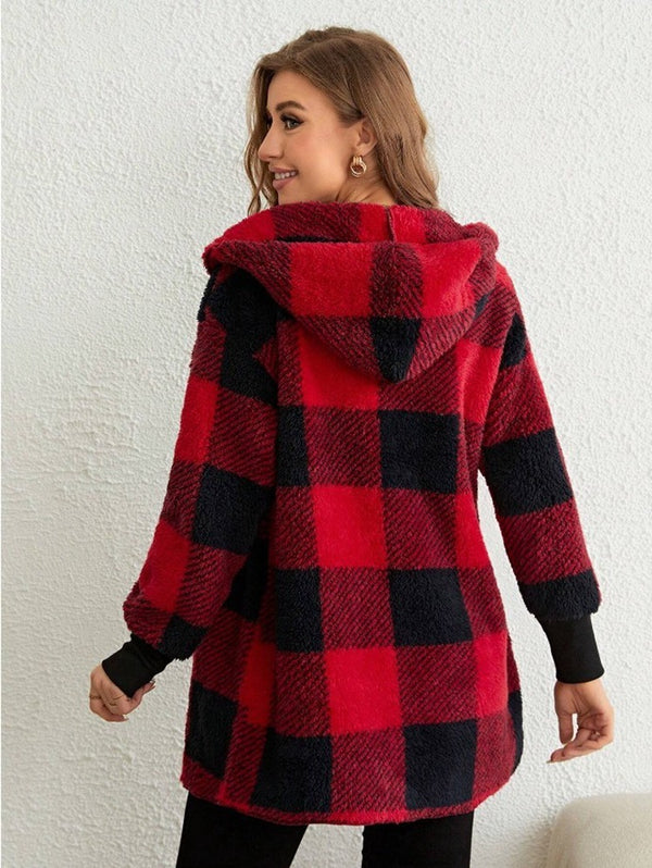 Autumn Plaid Boho Cardigan