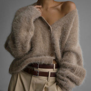 Nora V-Neck Knit Cardigan