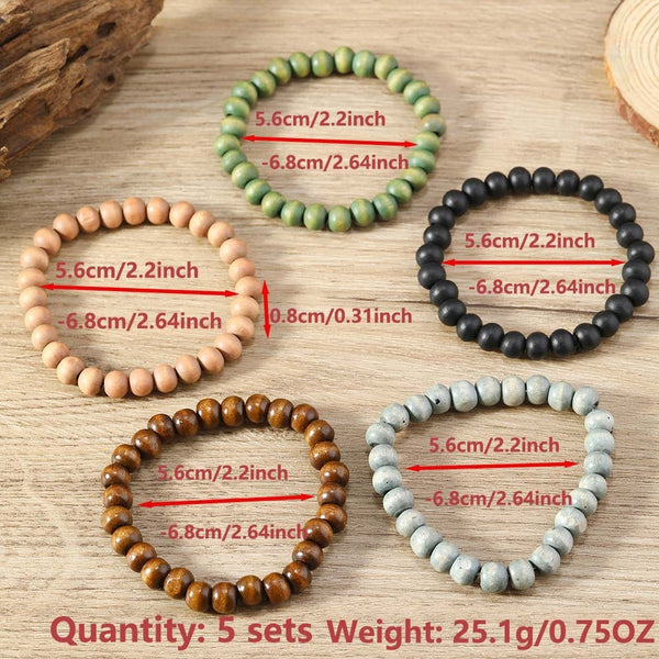 Aurora Multicolor Boho Bead Bracelet