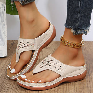 Elara Rhinestone Coastal Wedges