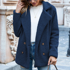 Clara Fluffy Lapel Cardigan