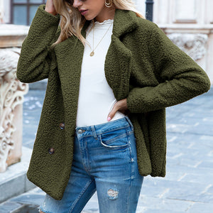 Clara Fluffy Lapel Cardigan