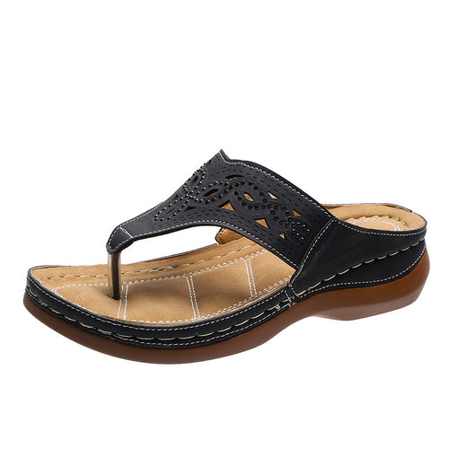 Elara Rhinestone Coastal Wedges
