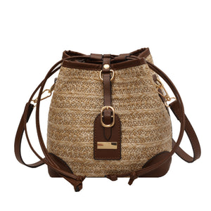 Esme Coastal Weave Messenger Bag