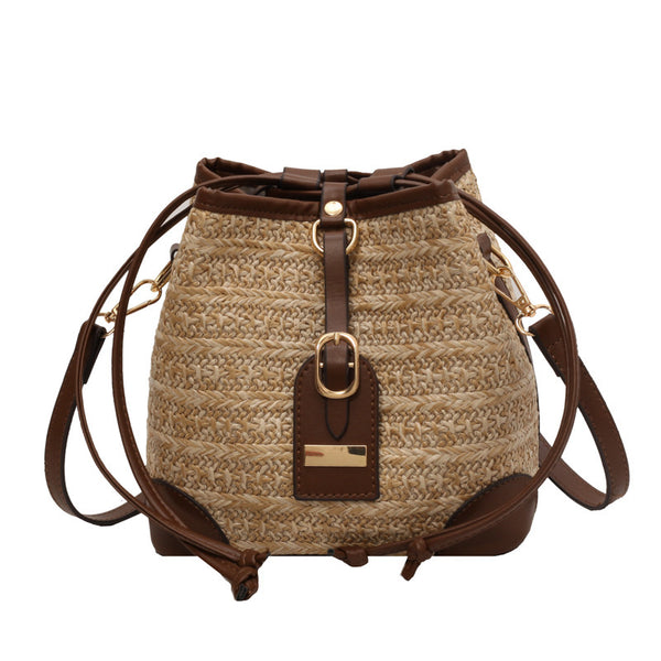 Esme Coastal Weave Messenger Bag