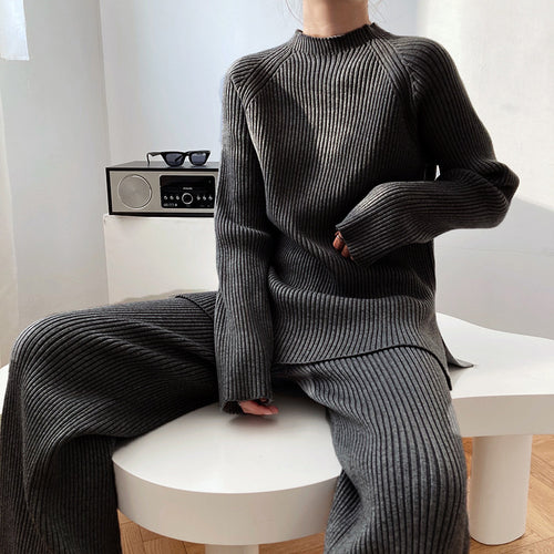 Lila Knit Luxe Ensemble