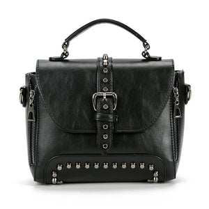 Luxe Vintage Rivet Handbag