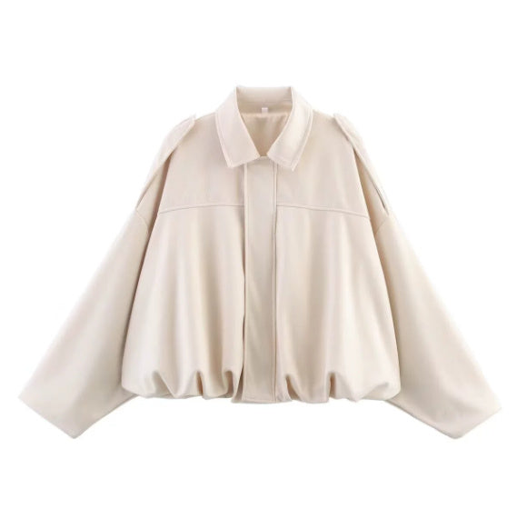 Women's European And American Style French Suede Texture Effect Coat