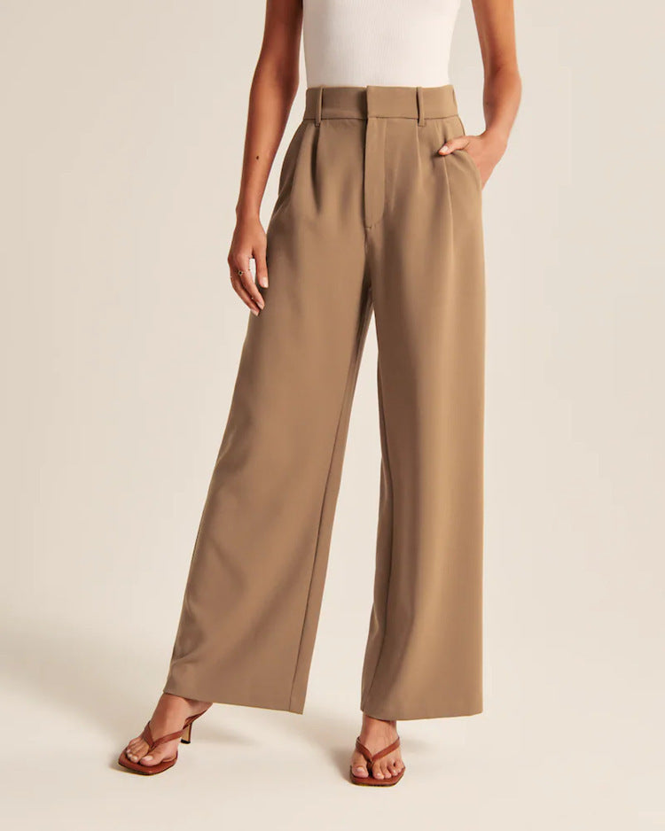 Adeline High-Waist Coastal Trousers