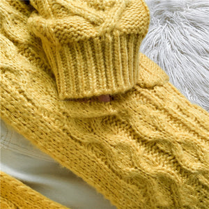 Cozy Haven Knitted Padded Sweater