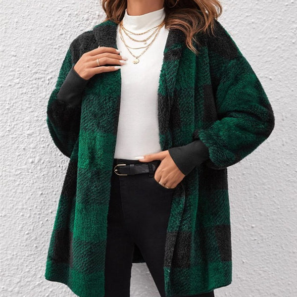 Autumn Plaid Boho Cardigan