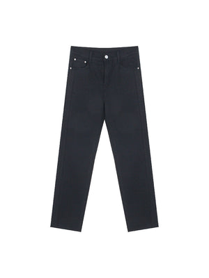 Autumn New Black High Waist Casual Pants For Women