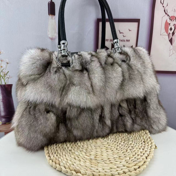 Valentina Fox Fur Luxe Tote