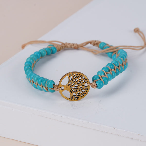 Talia Turquoise Tree of Life Bracelet