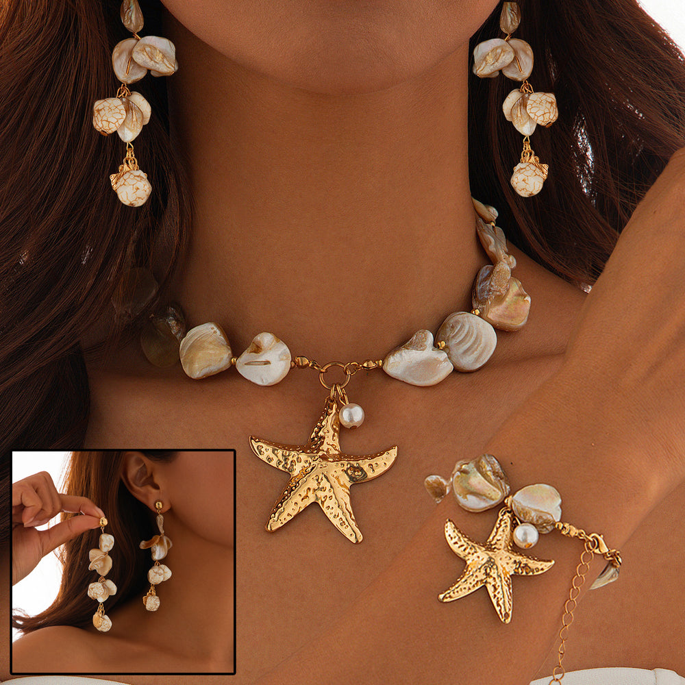 Nerida Coastal Conch Choker
