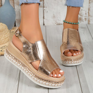Luminous Coastal Sparkle Wedges