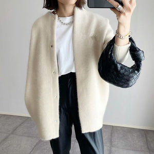 Evelyn Single-Breasted Knit Cardigan