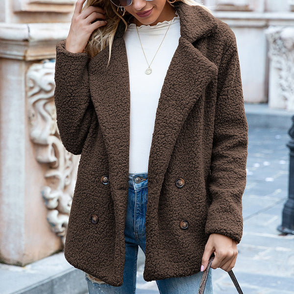 Clara Fluffy Lapel Cardigan