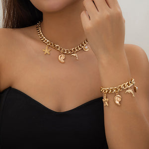 Marina Boho Coastal Charm Necklace