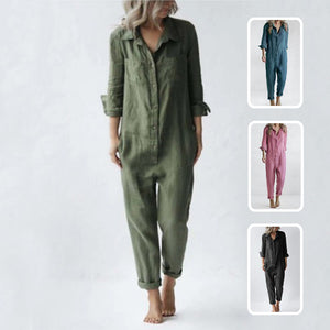 Amara Lapel Luxe Jumpsuit