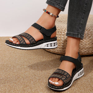 Isolde Rhinestone Coastal Wedges
