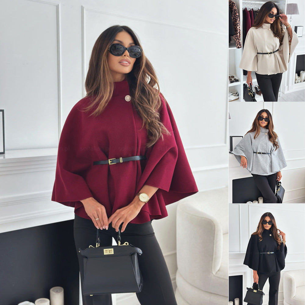 Margot Batwing Belted Cloak