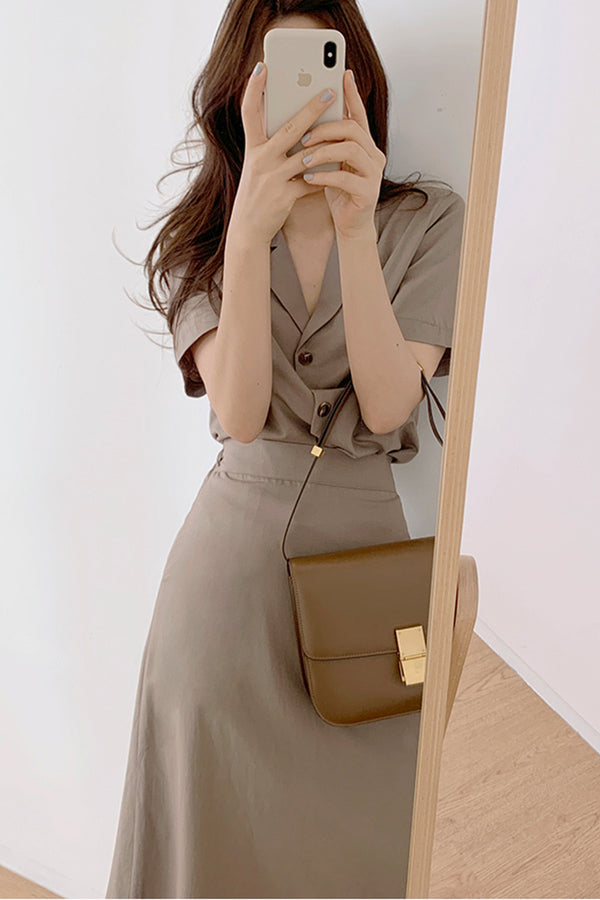 Sophia Tailored Elegance Skirt Suit