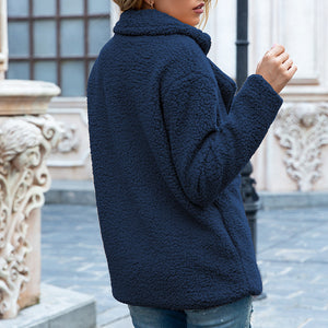 Clara Fluffy Lapel Cardigan