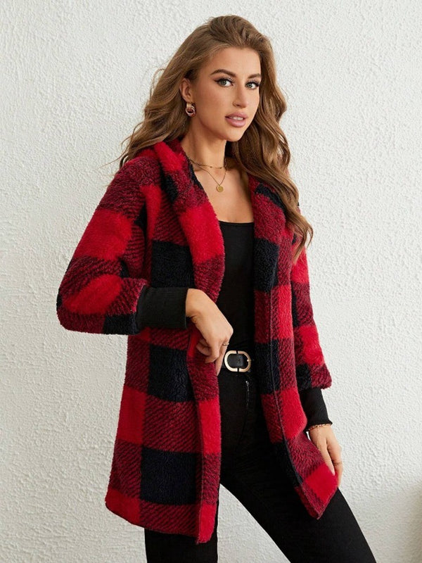 Autumn Plaid Boho Cardigan