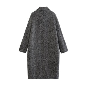 Beatrice Serrated Twill Overcoat