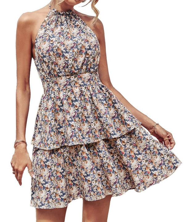 Aurora Boho Ruffle Dress