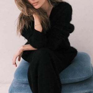 Nora V-Neck Knit Cardigan