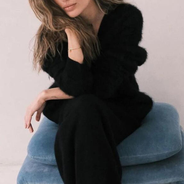 Nora V-Neck Knit Cardigan