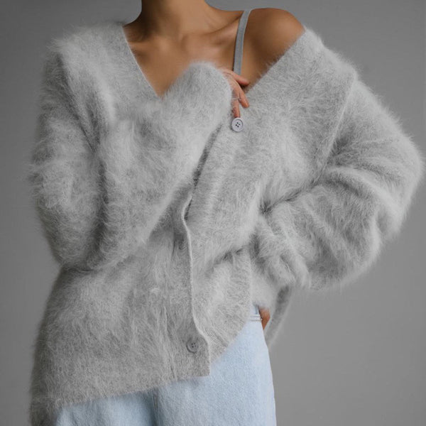 Nora V-Neck Knit Cardigan